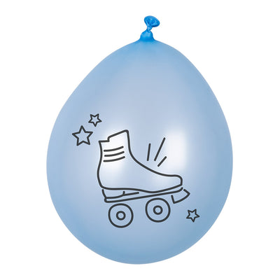 Set 6 Latex ballonnen Disco fever 3 kleuren dubbelzijdig (Ø 23 cm)