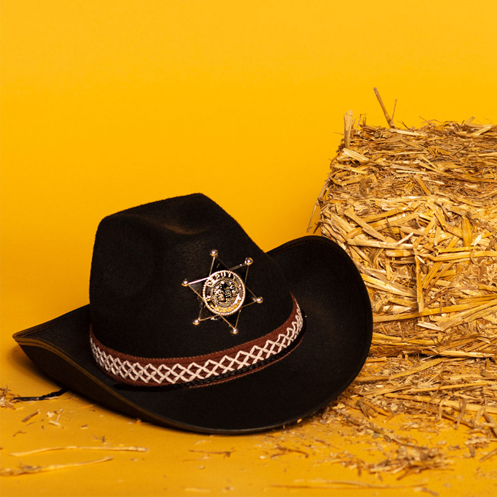 Kinderhoed Sheriff | Zwart, Bruin of Wit