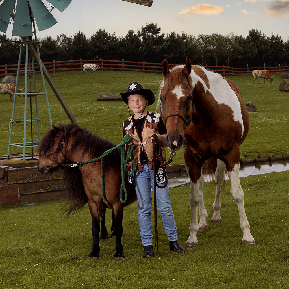 Kinderhoed Sheriff | Zwart, Bruin of Wit