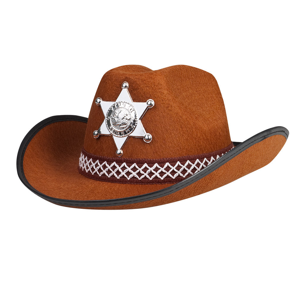Kinderhoed Sheriff | Zwart, Bruin of Wit