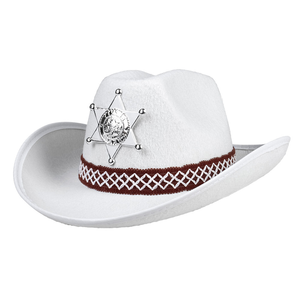 Kinderhoed Sheriff | Zwart, Bruin of Wit