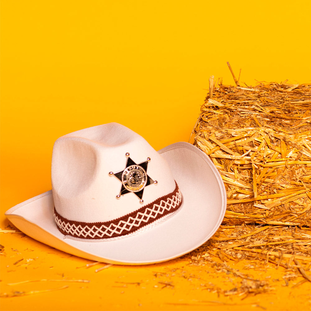 Kinderhoed Sheriff | Zwart, Bruin of Wit