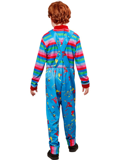Chucky Kostuum Voor Kinderen | Jumpsuit + Half Masker