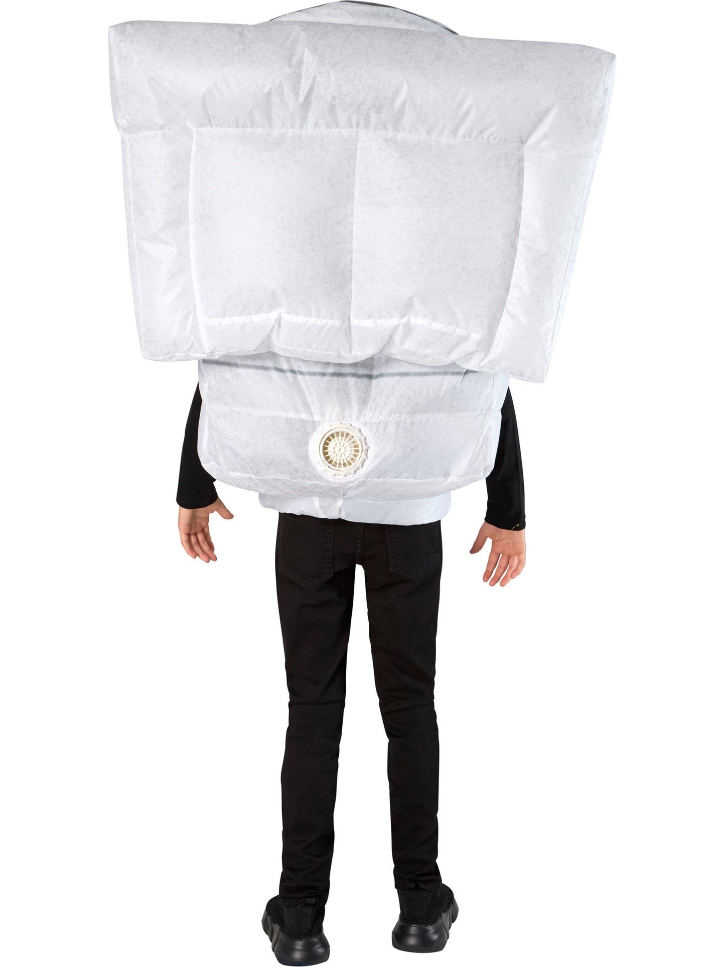 Skibidi Inflatable Toilet Kostuum Kinderen | Opblaastoilet met Ventilator & Snood