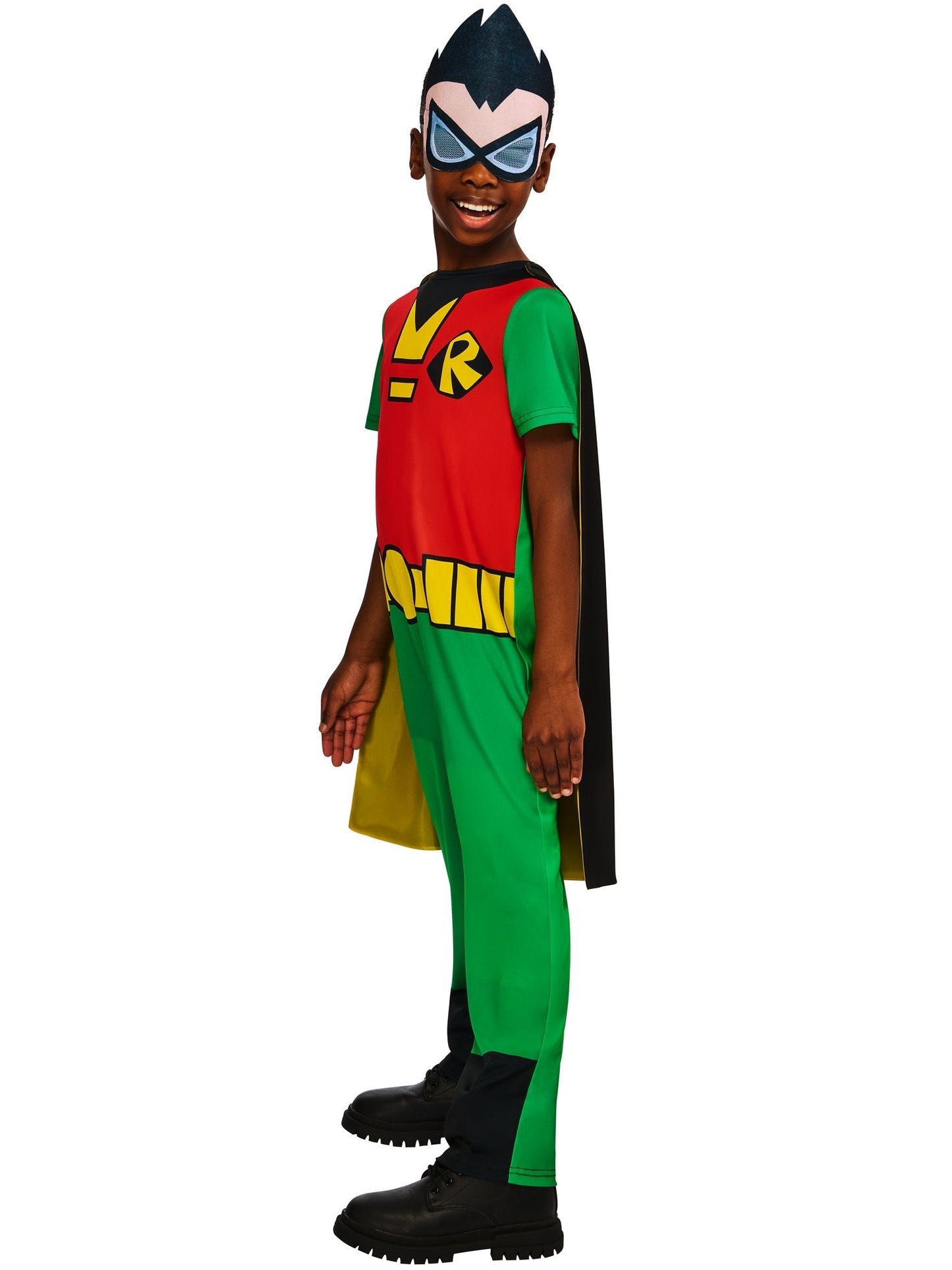 Teen Titans Go Robin Kostuum Kinderen | Jumpsuit, Cape & Masker