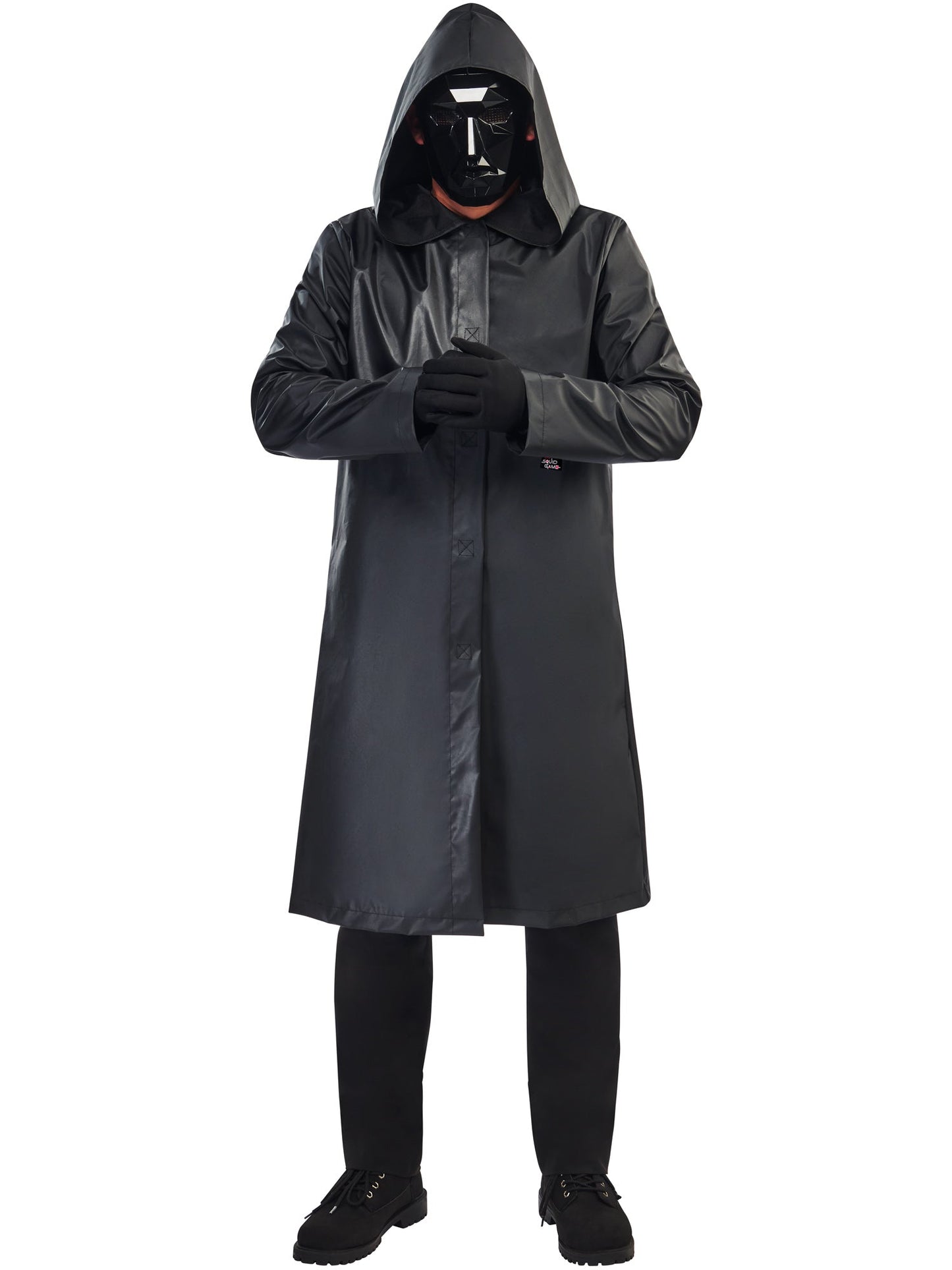 Squid Game Front Man Deluxe Kostuum | Jas, Masker & Handschoenen