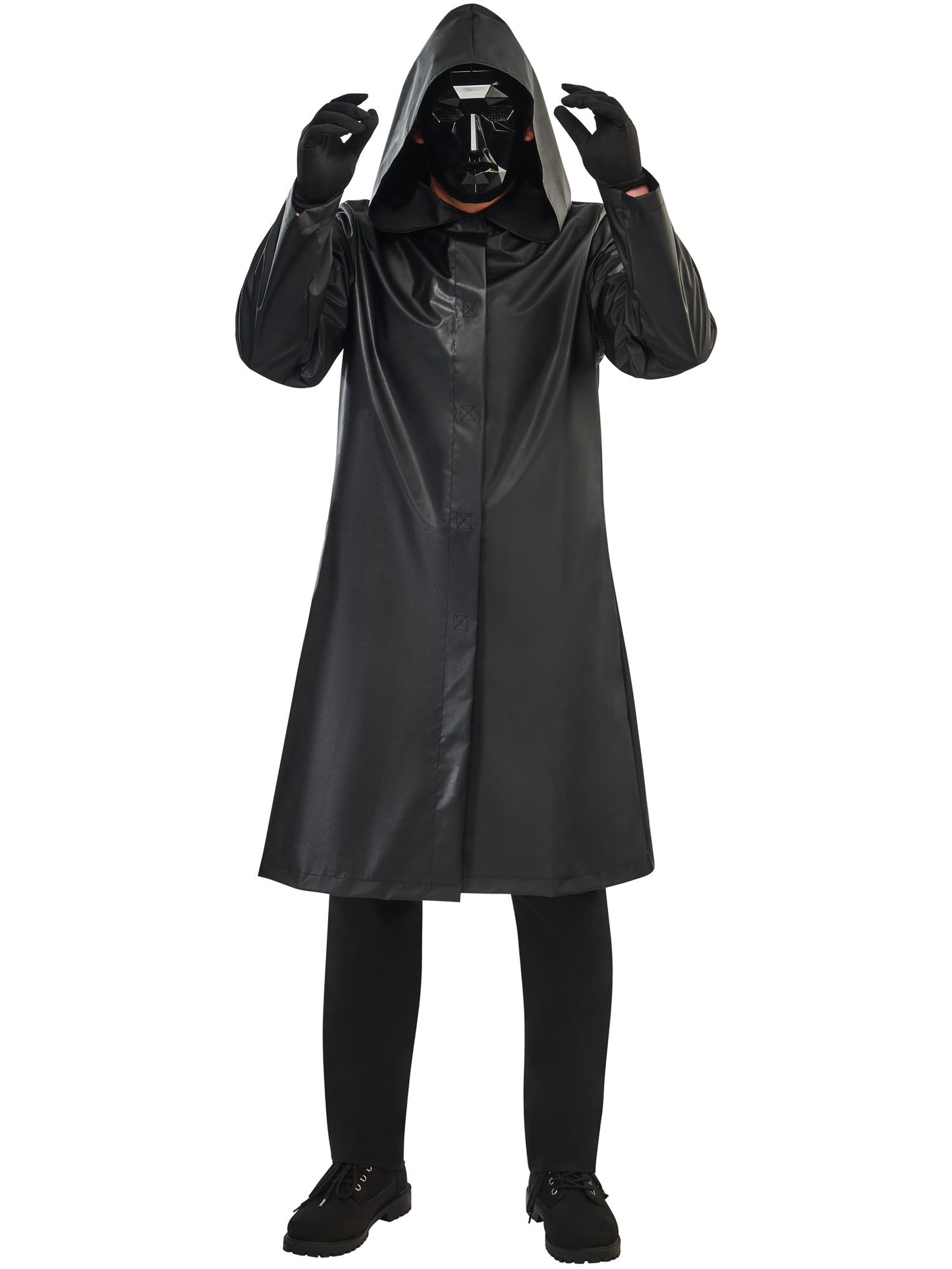 Squid Game Front Man Deluxe Kostuum | Jas, Masker & Handschoenen