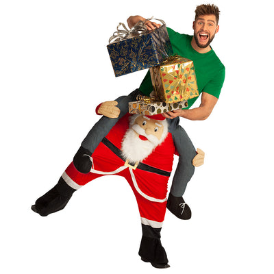 Lustiges Weihnachtsmannkostüm für Erwachsene (Einheitsgröße)