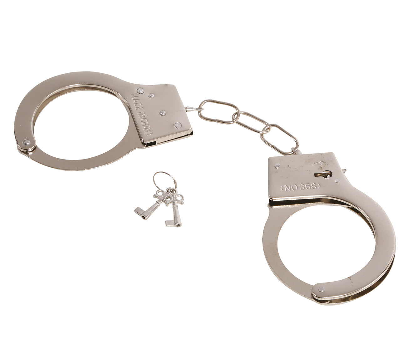 Metalen Handboeien – Accessoire voor Politie- & Boevenkostuum