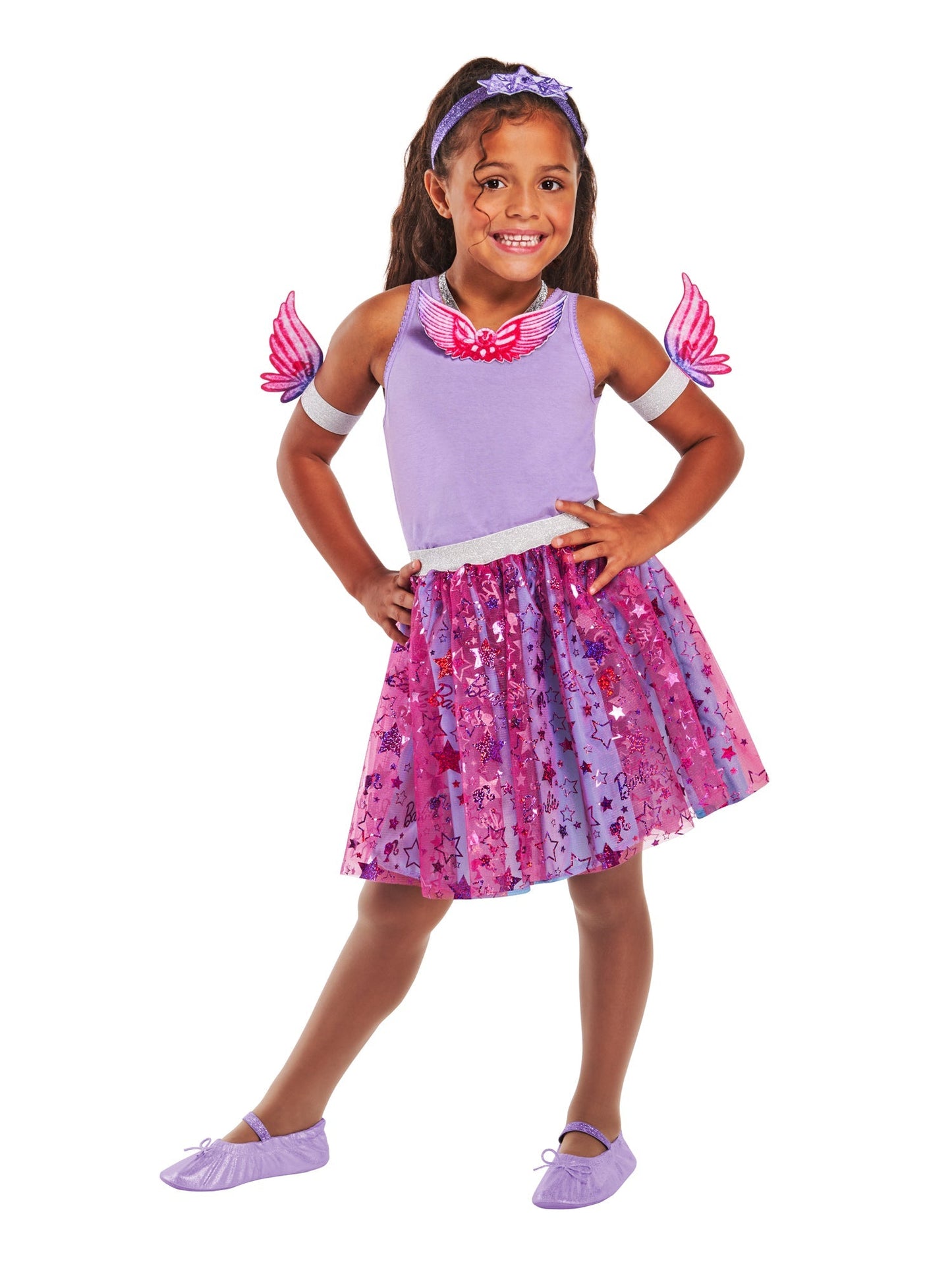 Barbie Accessoire Set Kinderen | Tutu, Haarband, Ketting & Vleugels