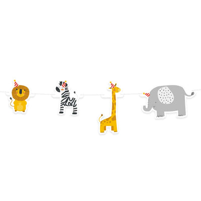 Pappgirlande Safari (300 cm)