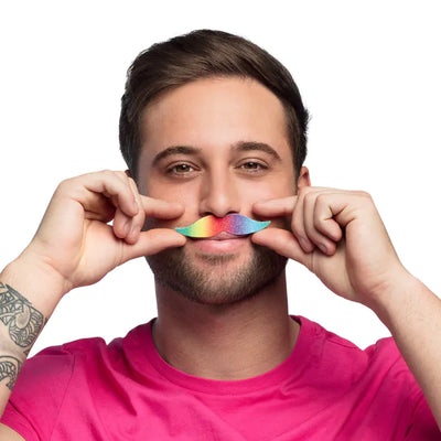 6 Snorren Set | Regenboog Fantasy | Zelfklevend