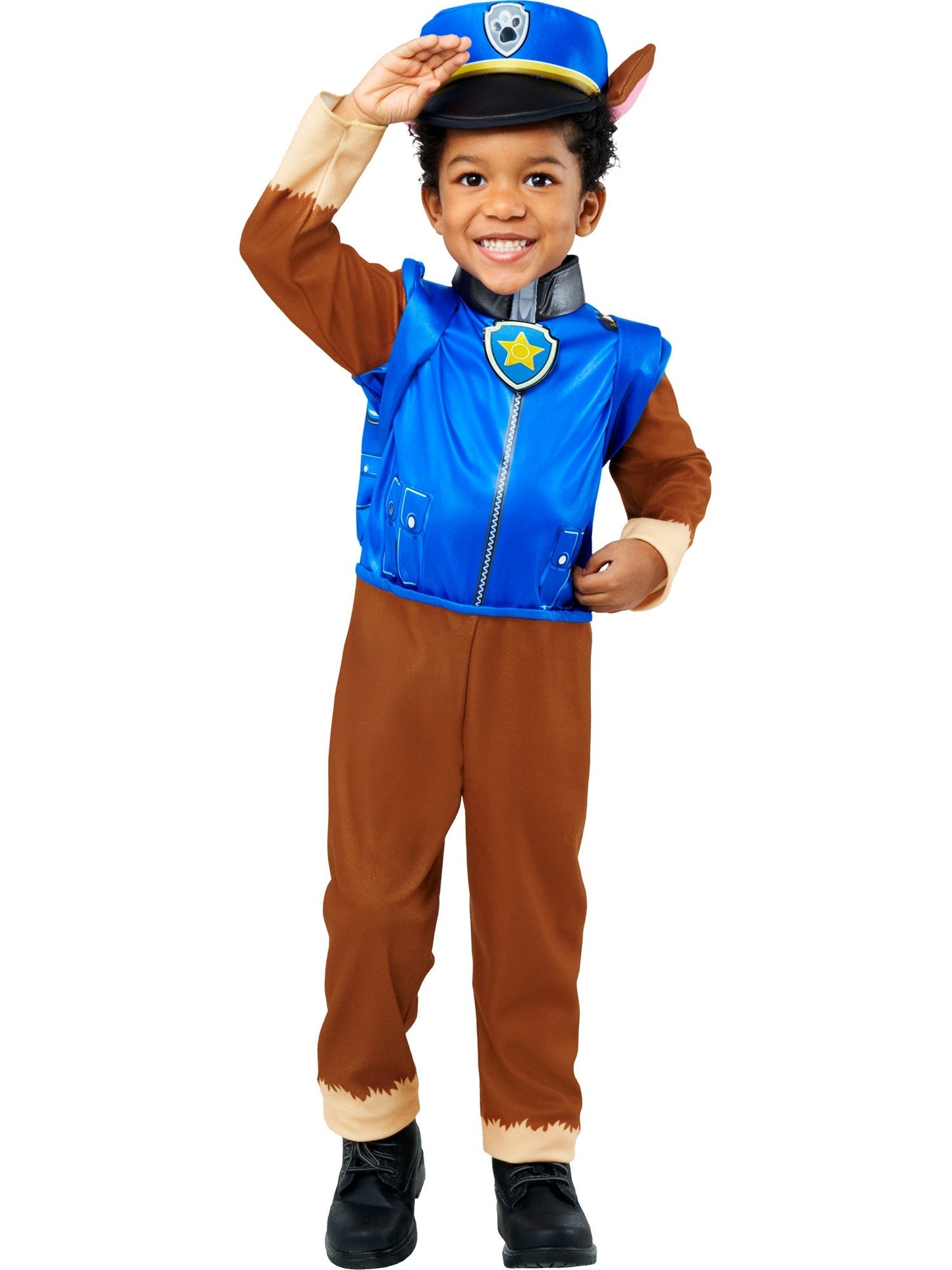 Paw Patrol Chase Kostuum Peuter | Jumpsuit, Hoed & Rugzak