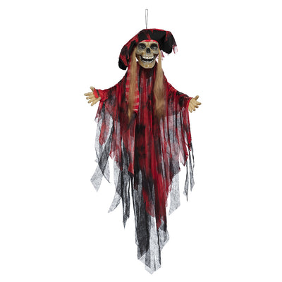 Hangdecoratie Miss Ghost Pirate – 160 cm met Licht, Geluid en Geluidsensor