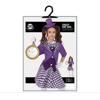 Goochelaar Jurk Paars Meisje | Alice in Wonderland