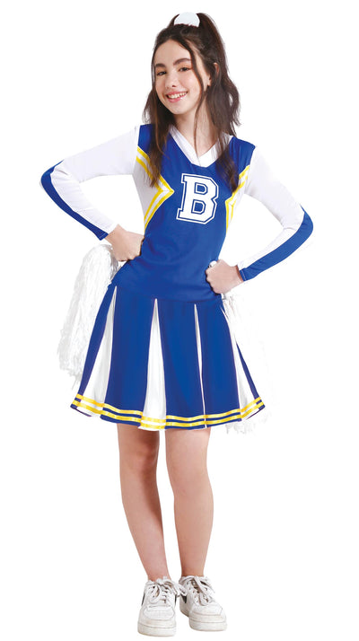 Cheerleader Pak Blauw | Voor Tieners & Dames