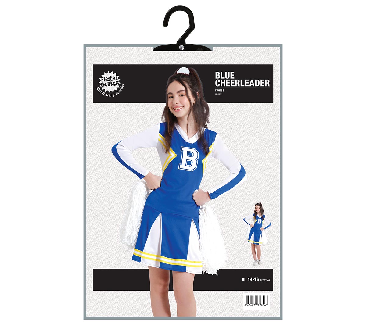 Cheerleader Pak Blauw | Voor Tieners & Dames