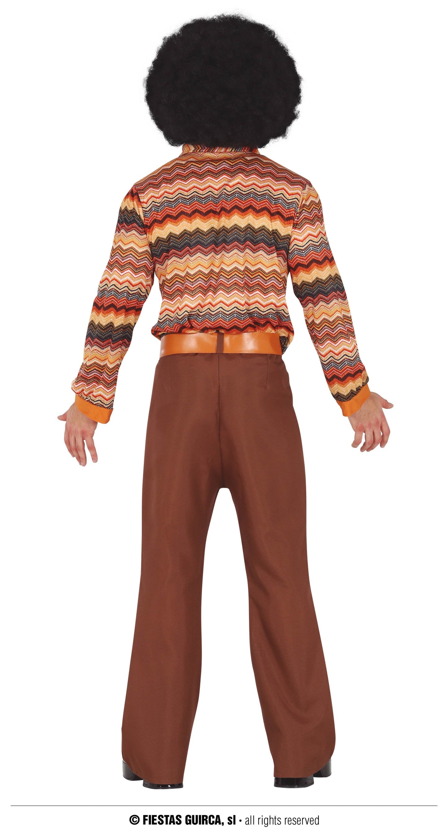 Disco 70S Kostuum Gekleurd Heren