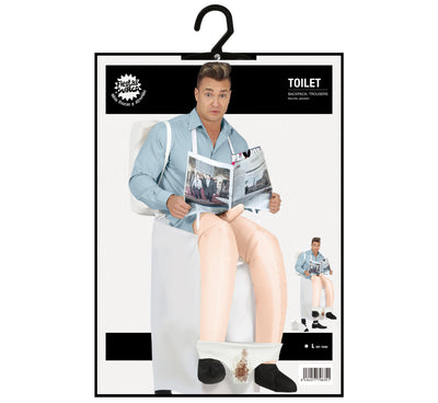 Toilet Kostuum Carry Me – Grappig Carnaval Kostuum - One Size