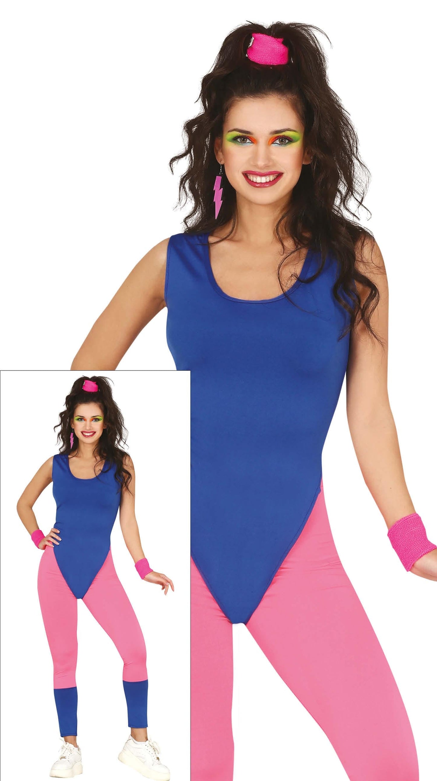 Sporter Kostuum Dames 80's Gymnast