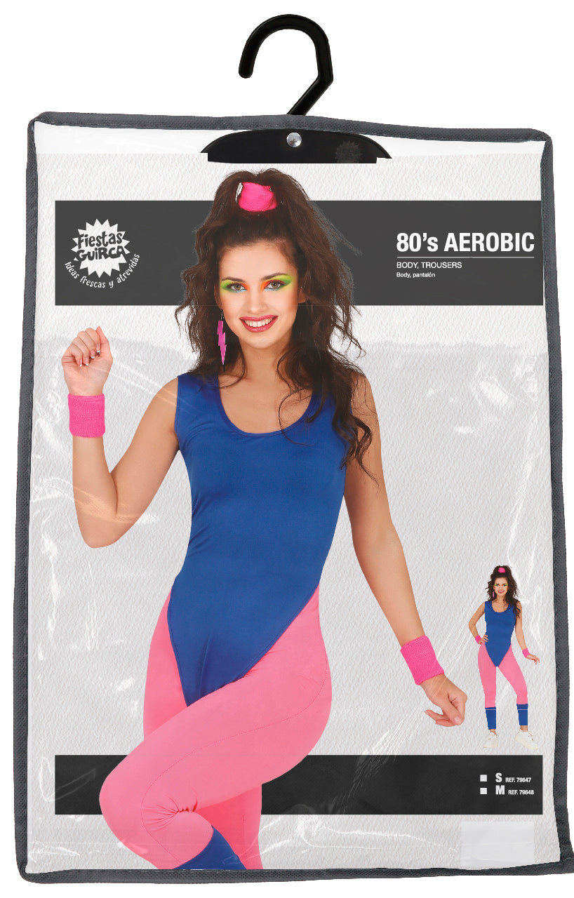 Sporter Kostuum Dames 80's Gymnast