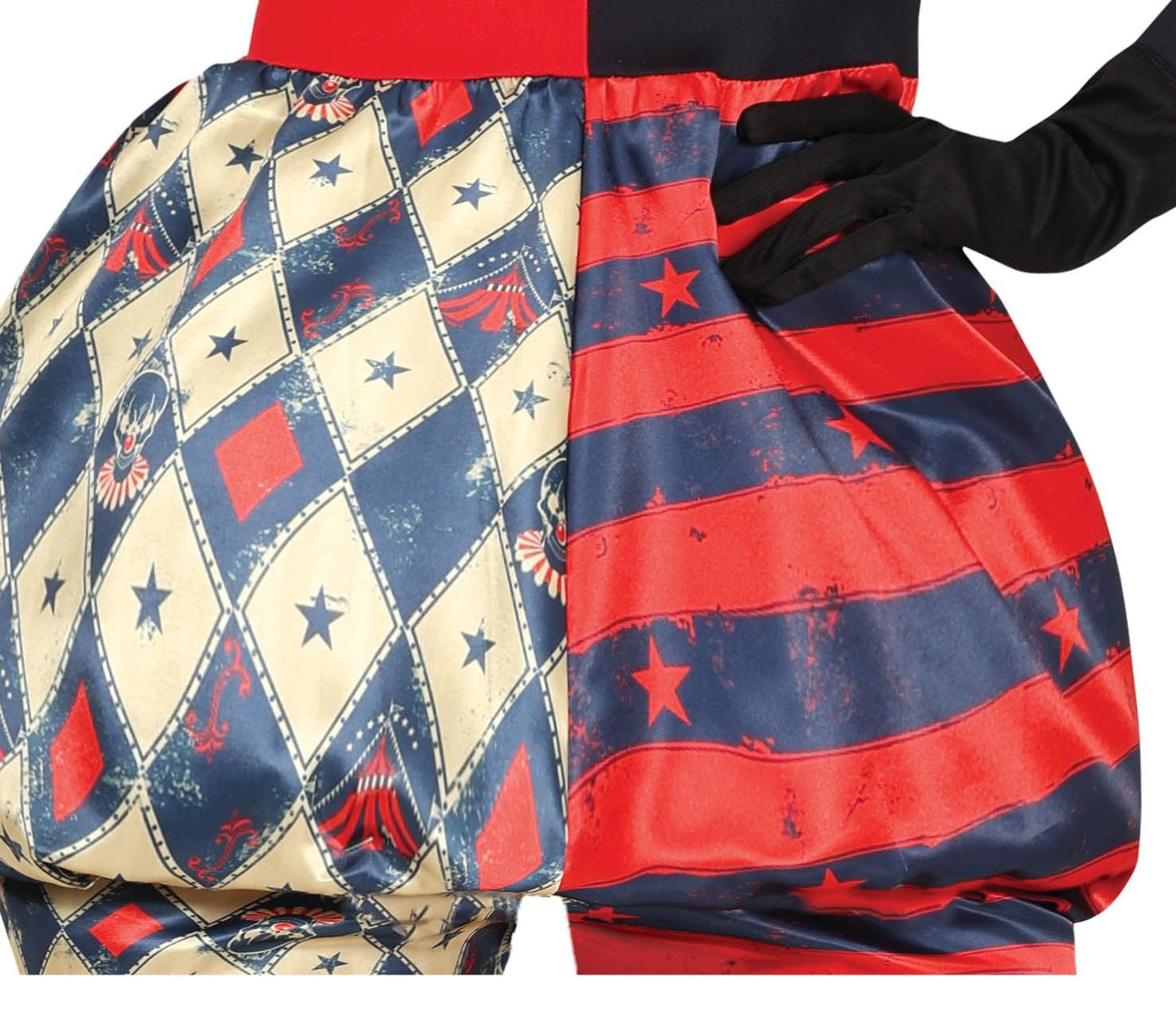 Harlekijn Halloween Kostuum Dames – Horror Outfit met Hoed & Halsstuk