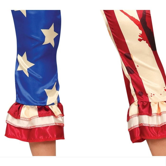 Clown Kostuum Dames – Amerikaanse Vlag