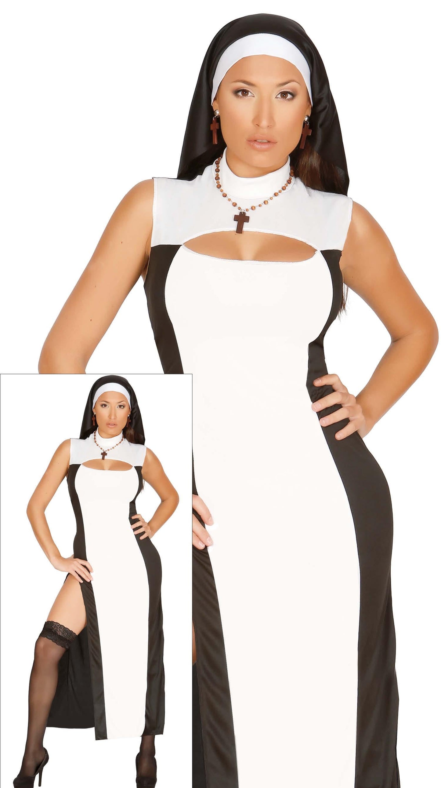 Sexy Non Kostuum Dames – Ondeugende Nonnelook