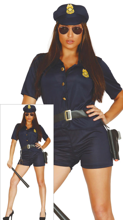 Sexy Politie Pak Dames – Stoere Blauw Uniform Look