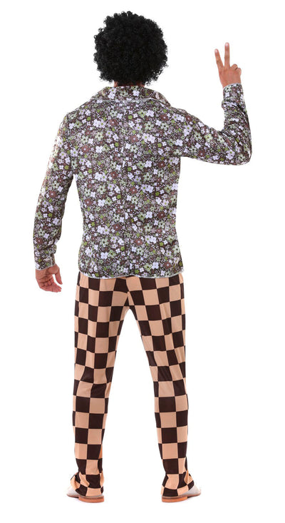 Disco 80S Kostuum Bruin Heren