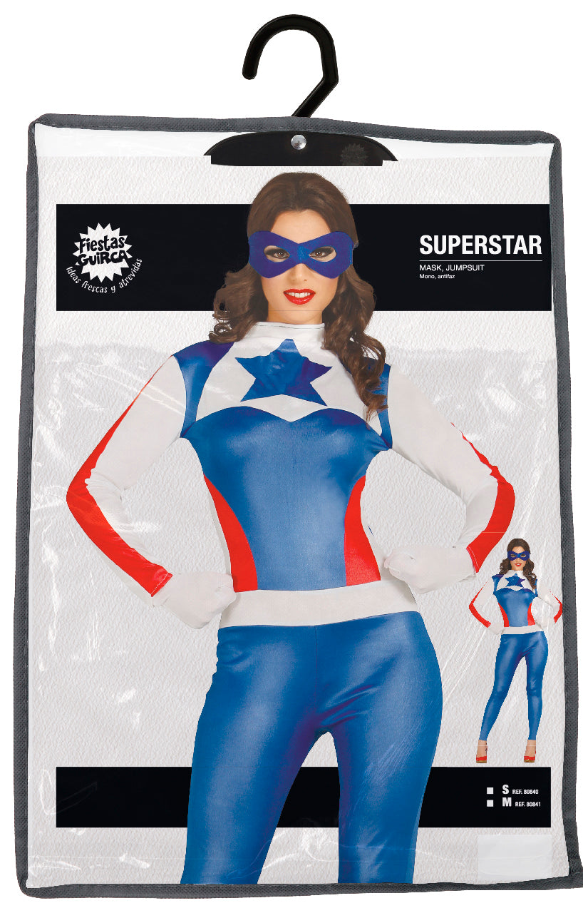 Superheld Kostuum Amerika Dames
