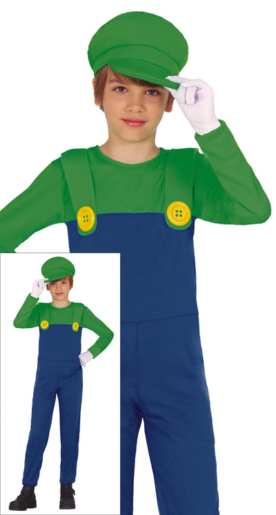 Super Mario Kostuum Jongen Luigi