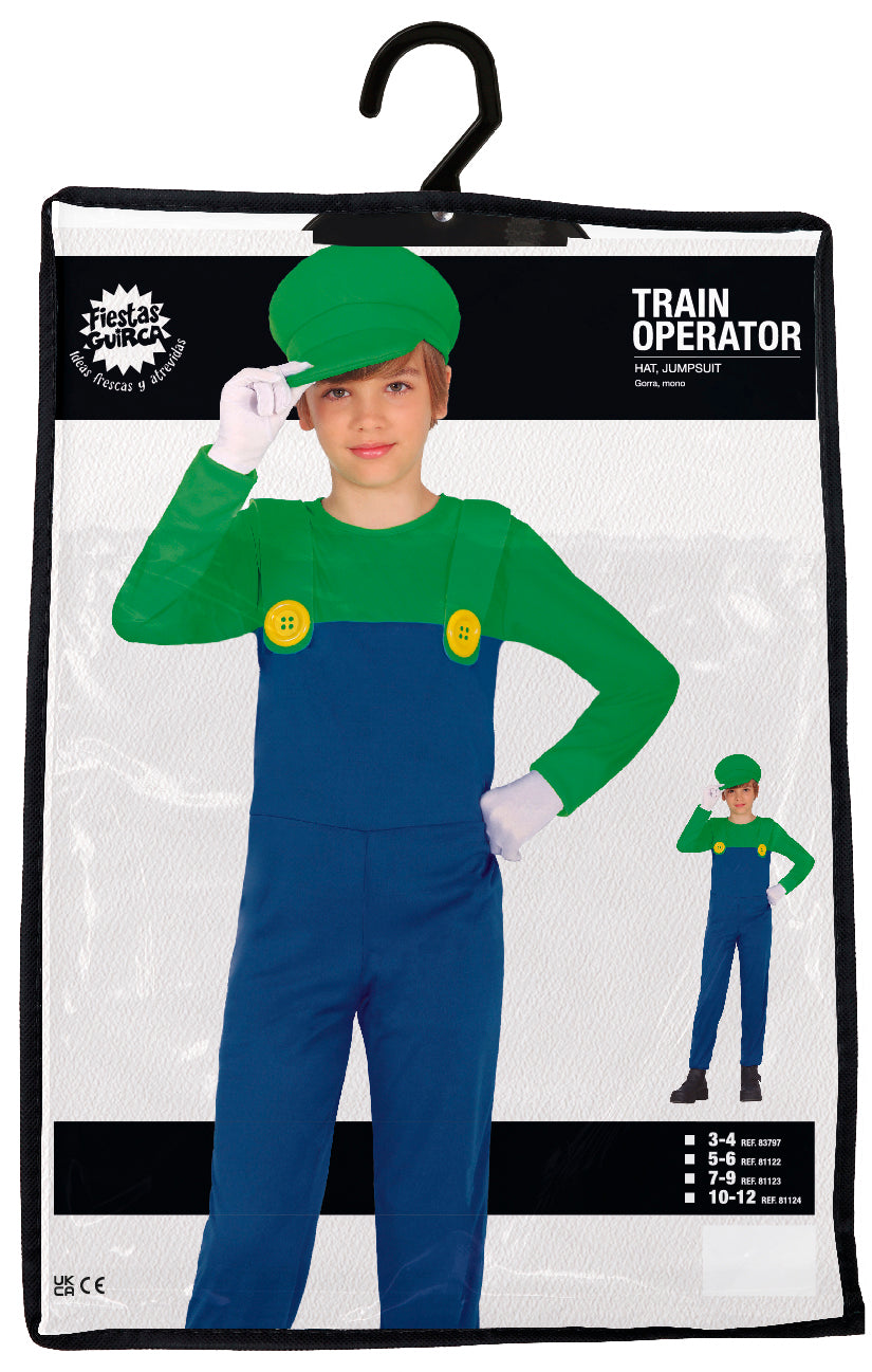 Super Mario Kostuum Jongen Luigi