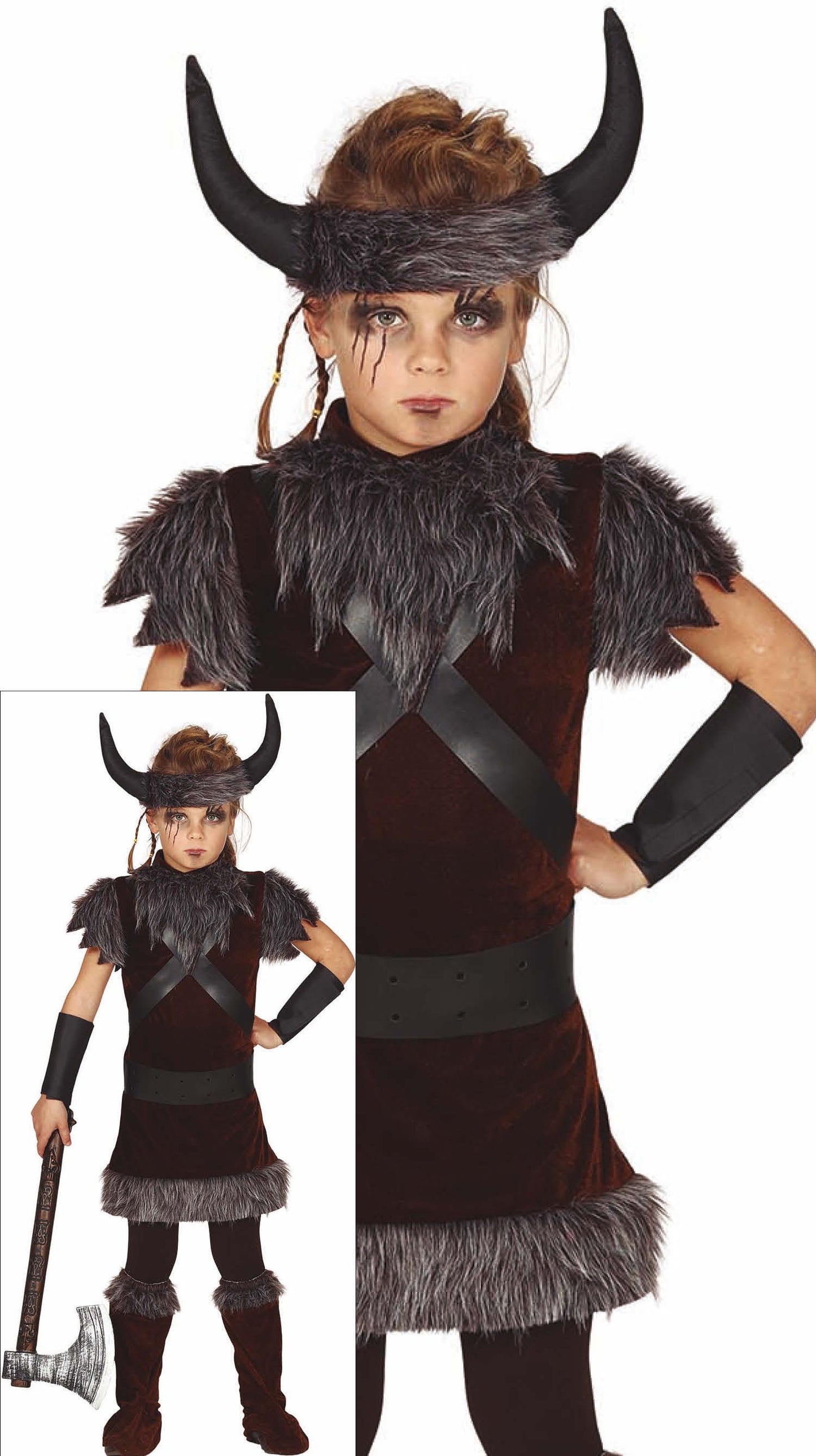 Viking Kostuum Bruin Jongen