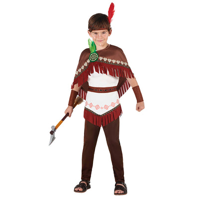 Indianen Kostuum | Voor Kinderen | Native Dakota Wolf