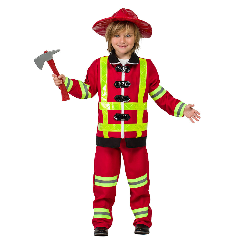 Feuerwehrmann Kostüm | Feuerwehranzug für Kinder