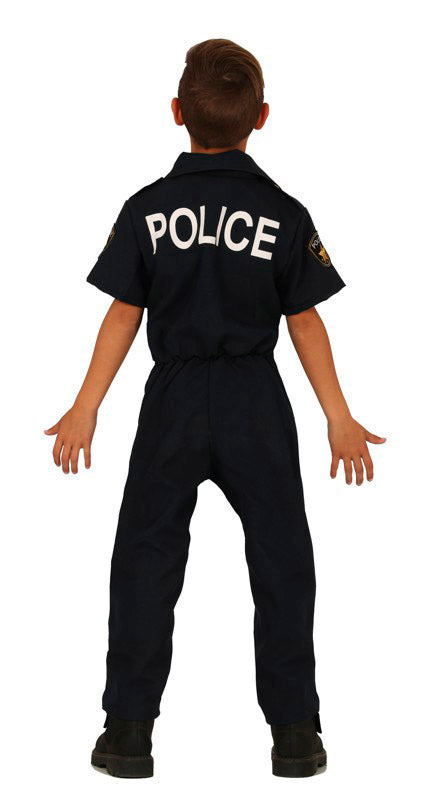 Politie Kostuum Kind Blauw
