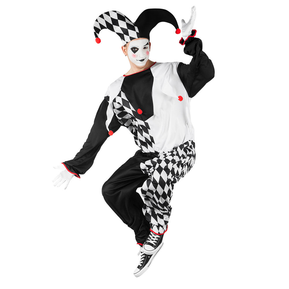 Clownkostuum | Voor Heren | Jester