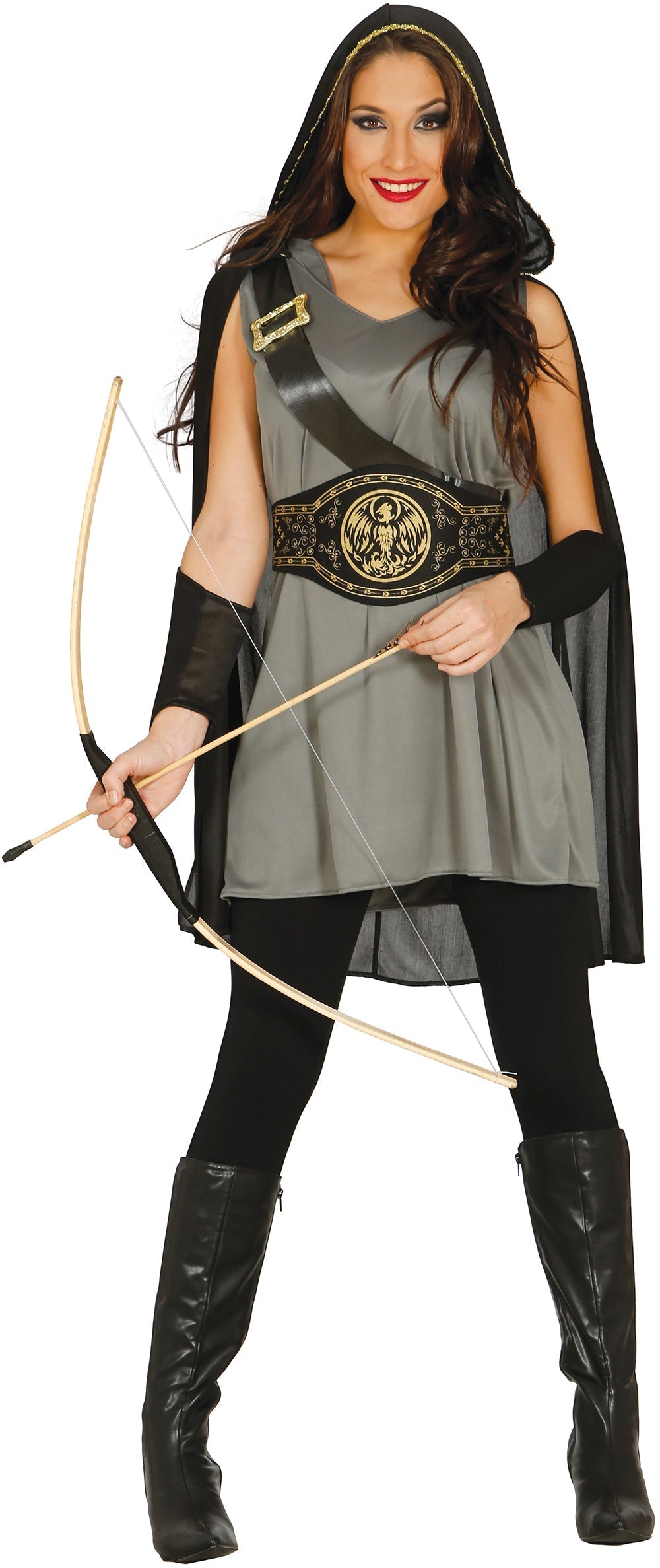 Robin Hood Kostuum Zwart Dames