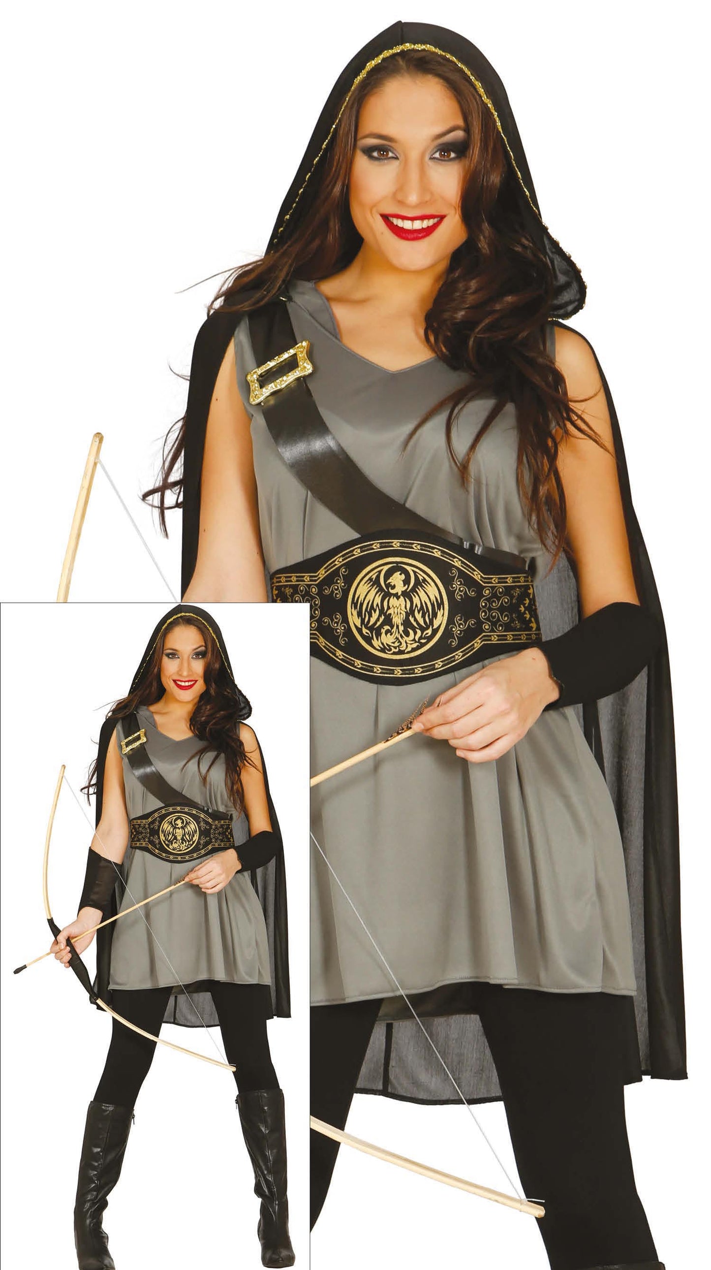 Robin Hood Kostuum Zwart Dames