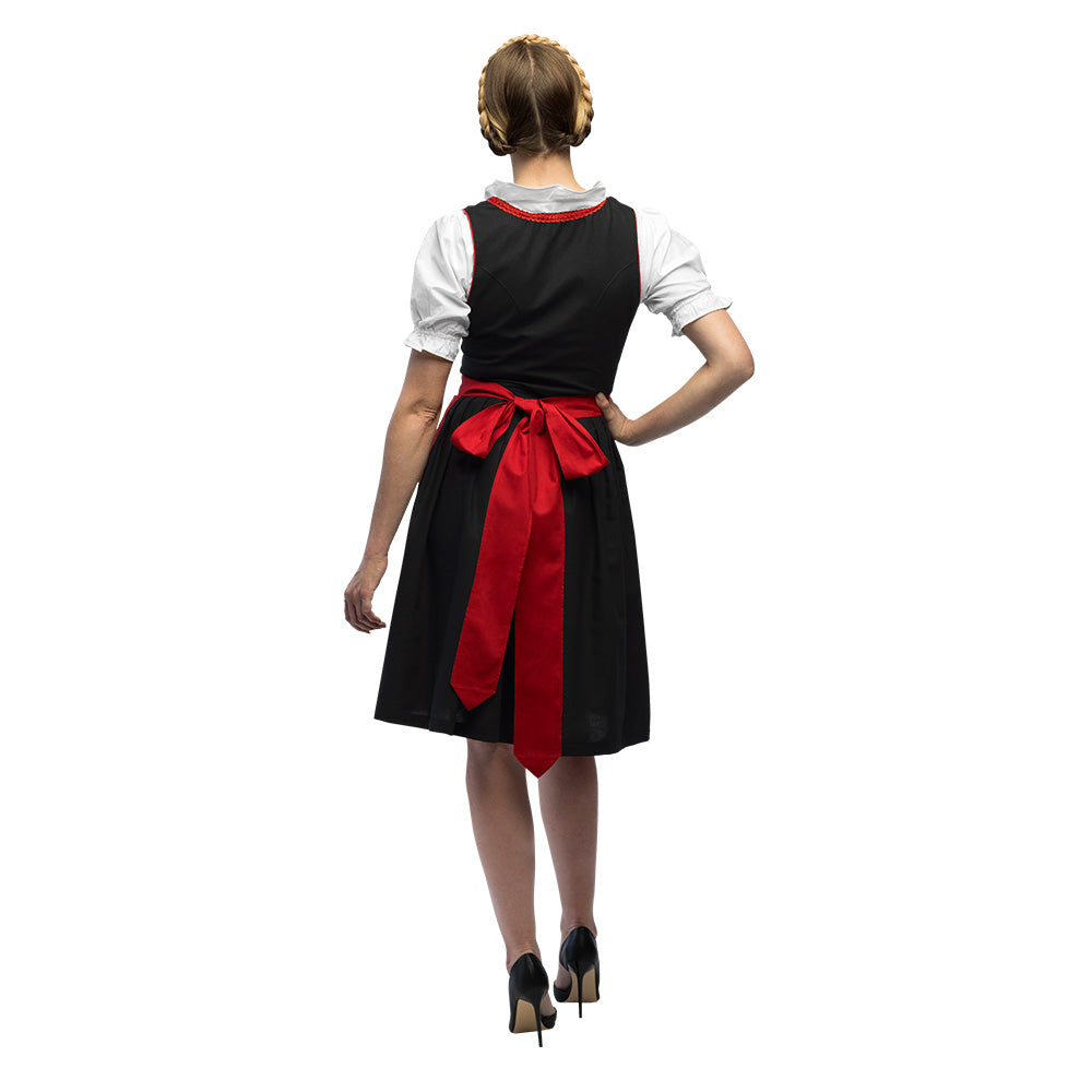 Kostuum Frau Fischer | Dirndl | Duitse Jurk | Rood