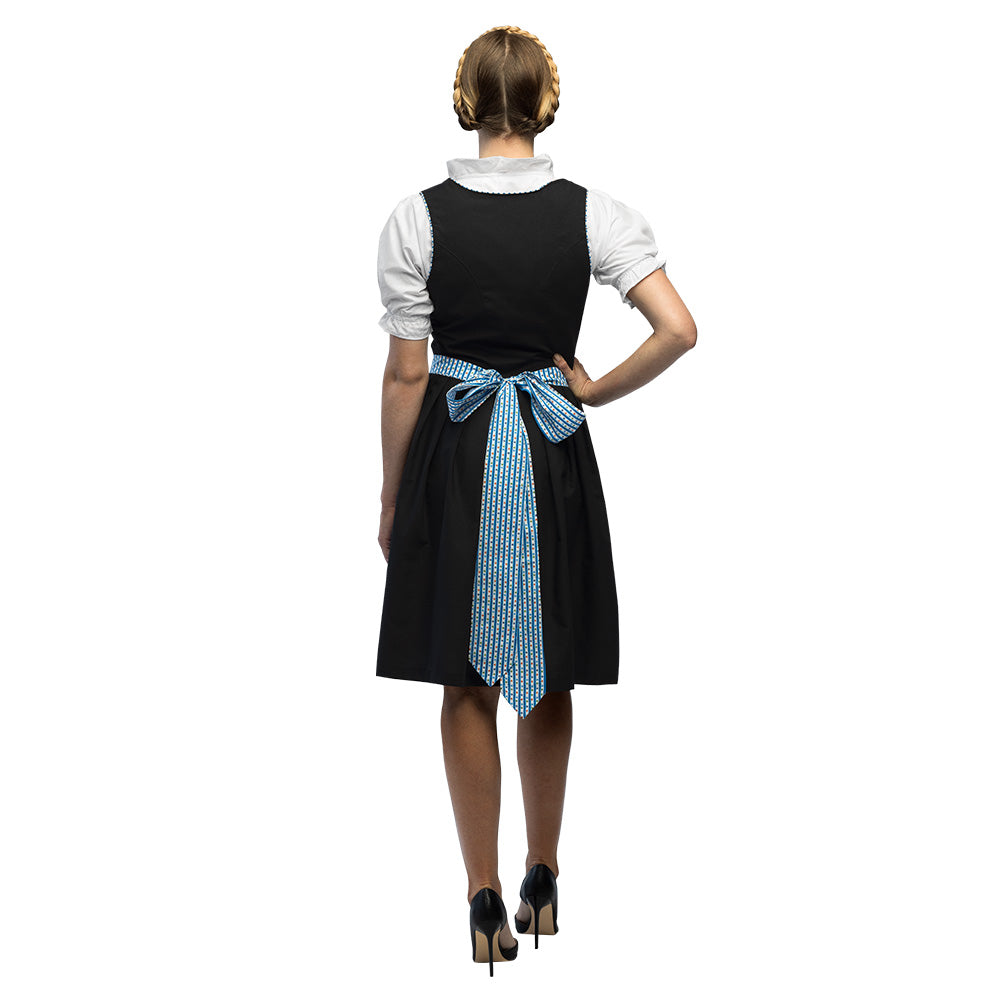 Kostuum Frau Fischer | Dirndl | Duitse Jurk | Blauw