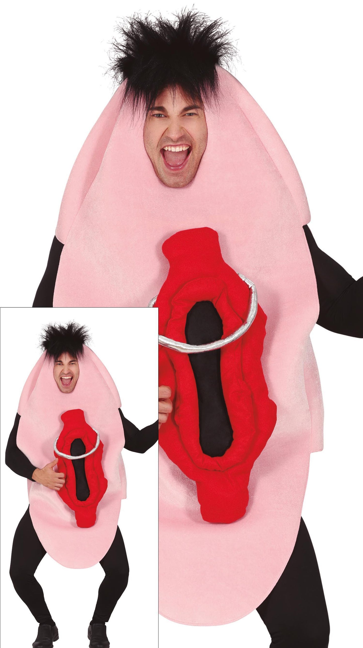 Duo Deal – Penis Kostuum + Vagina Kostuum | Hilarisch Fout Koppel Kostuum