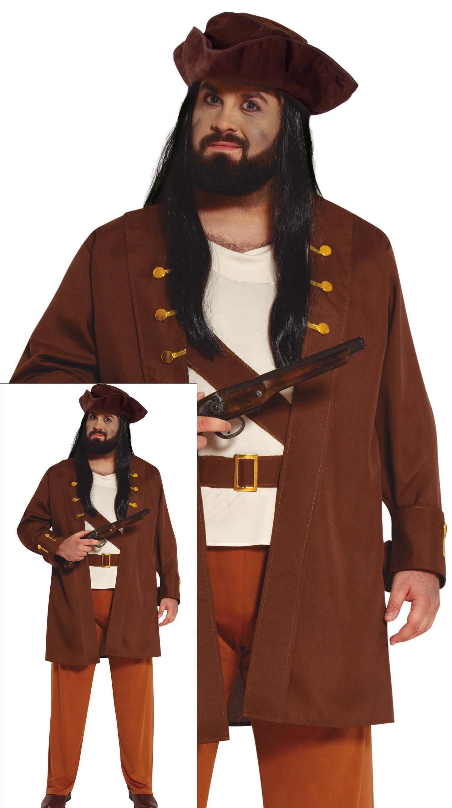 Piraten Kostuum Bruin