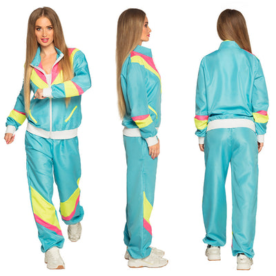 90er Trainingsanzug | Retro Babe | Neonblau