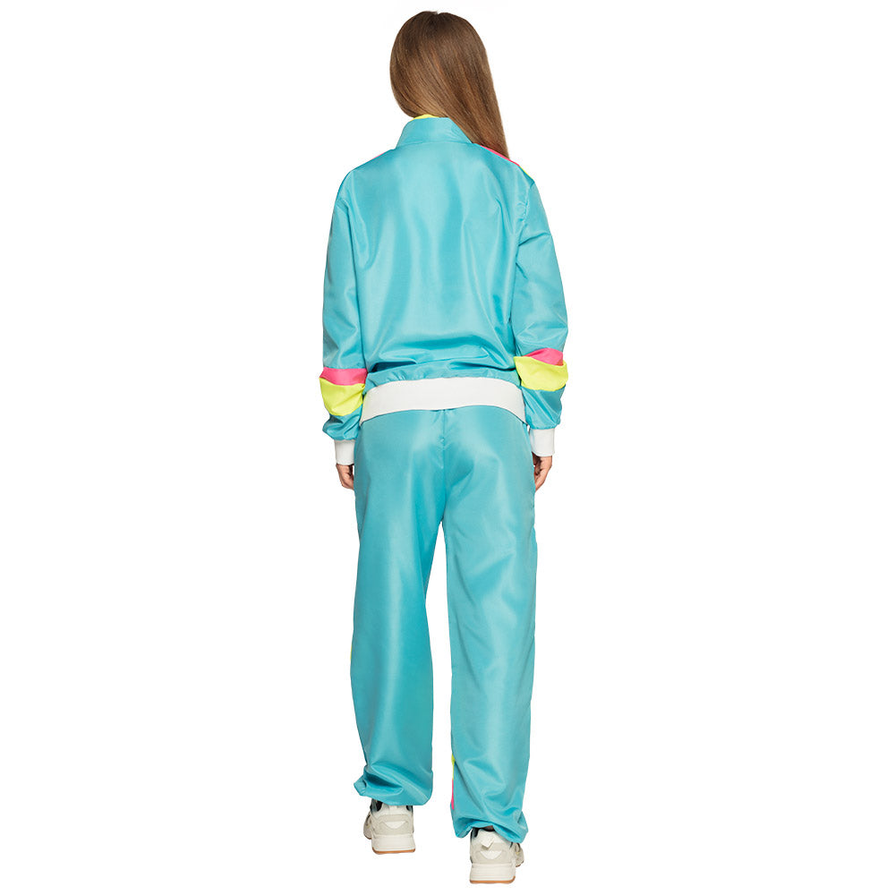 90er Trainingsanzug | Retro Babe | Neonblau