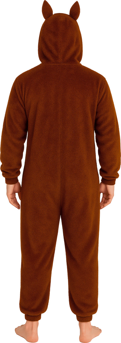 Labubu Pak - Onesie Heren – Maat L (52/54) – Bruin