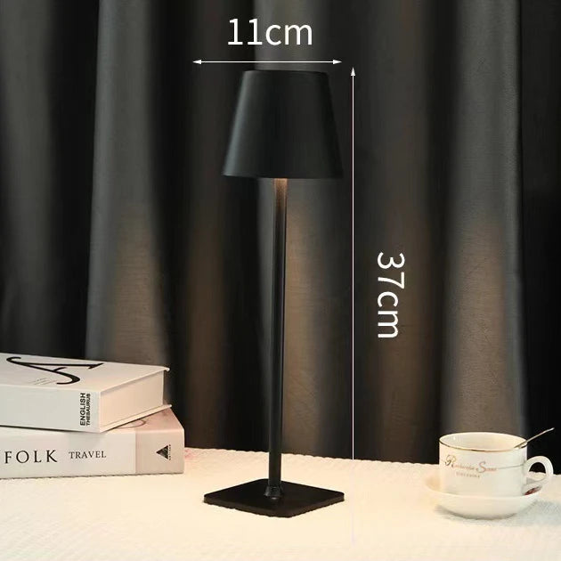 Draadloze LED tafellamp| USB oplaadbaar + 3 niveaus dimbaar