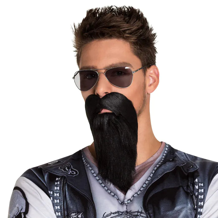 Bärtiger Biker