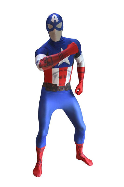 Captain America zapper morphsuits